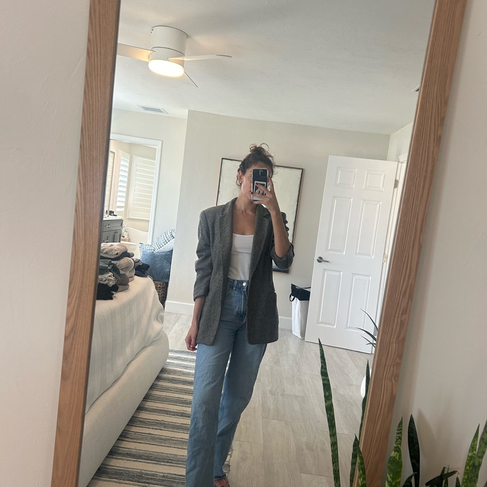 Pendleton Gray Wool Blazer